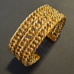 Monet 3-chain cuff bracelet